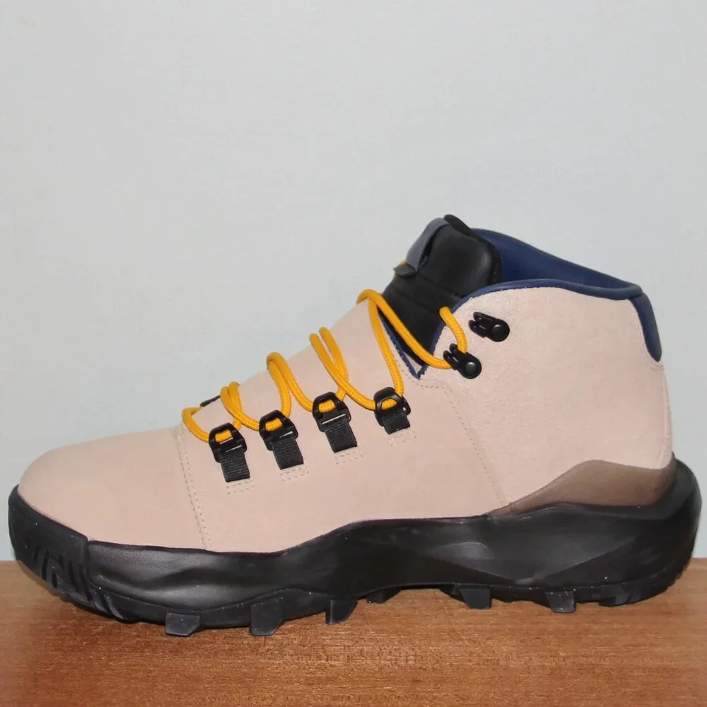 Nike Cygnal Leather Waterproof Boots Mens 9.5 10.5 Desert Ore Navy Black